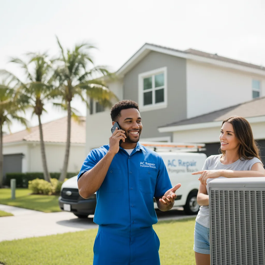 AC Repair Pompano Beach customer support in South Miami